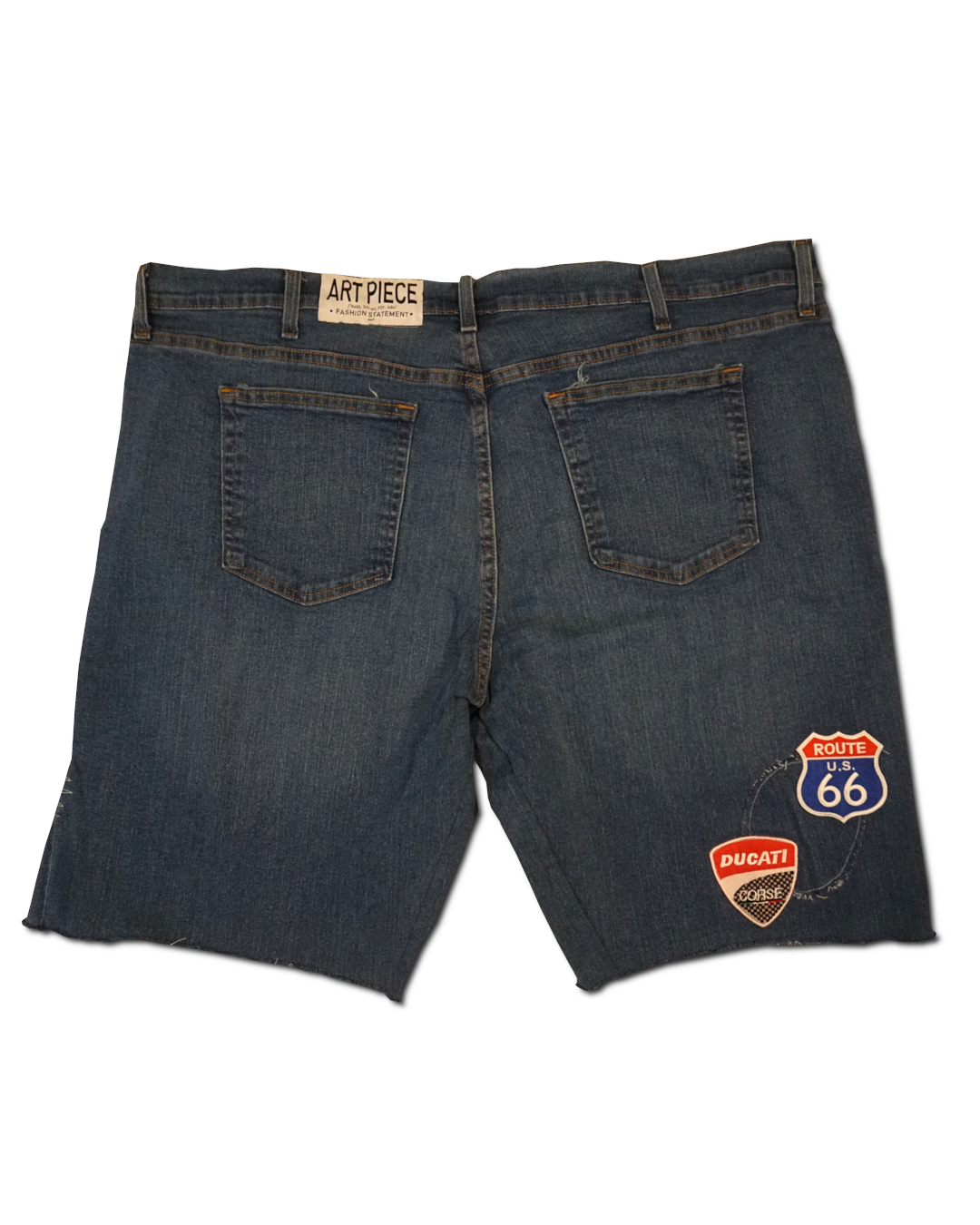 1OF1 Patch Work Jean Short 036