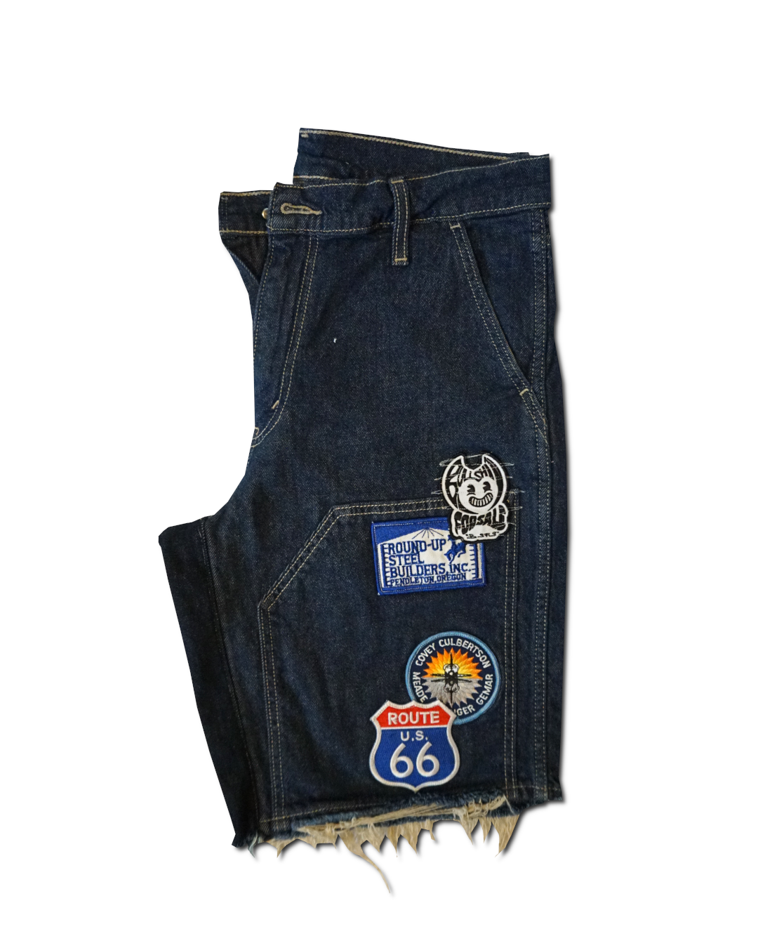 1OF1 Patch Work Utility Jean Short 024