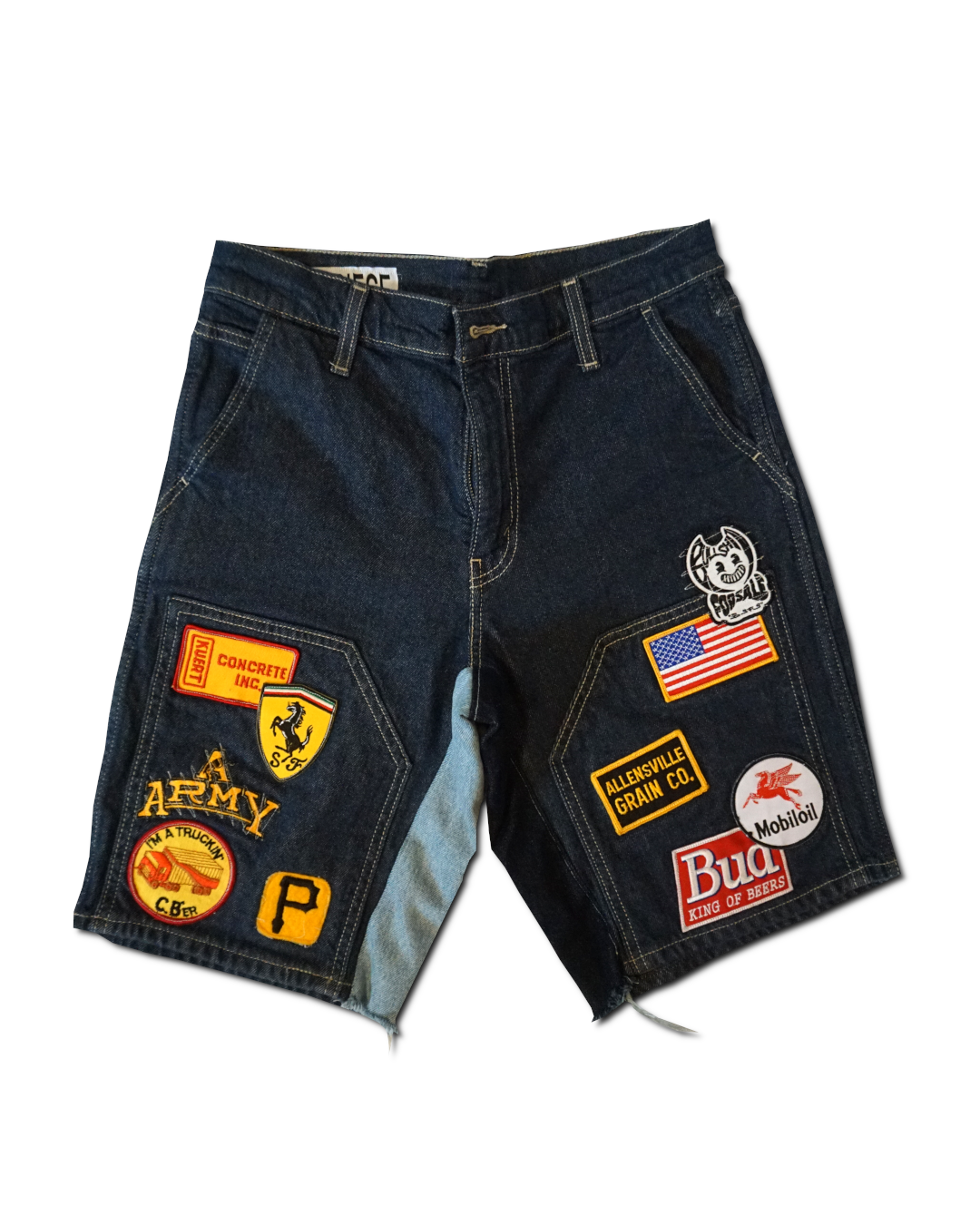 1OF1 Patch Work Utility Jean Short 023