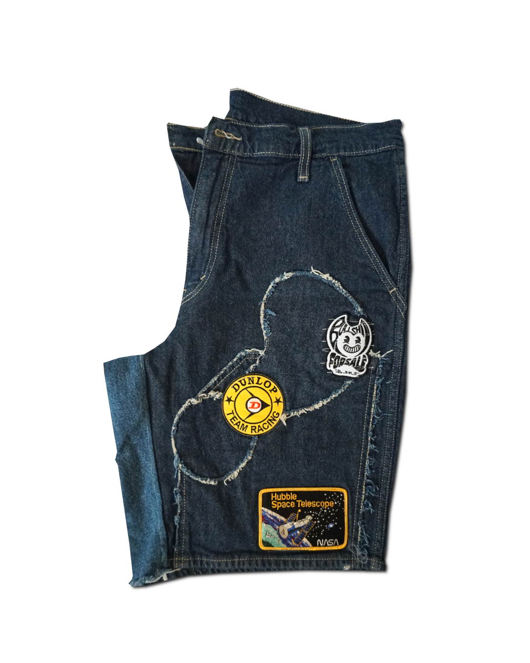 1OF1 Patch Work Utility Jean Short 022