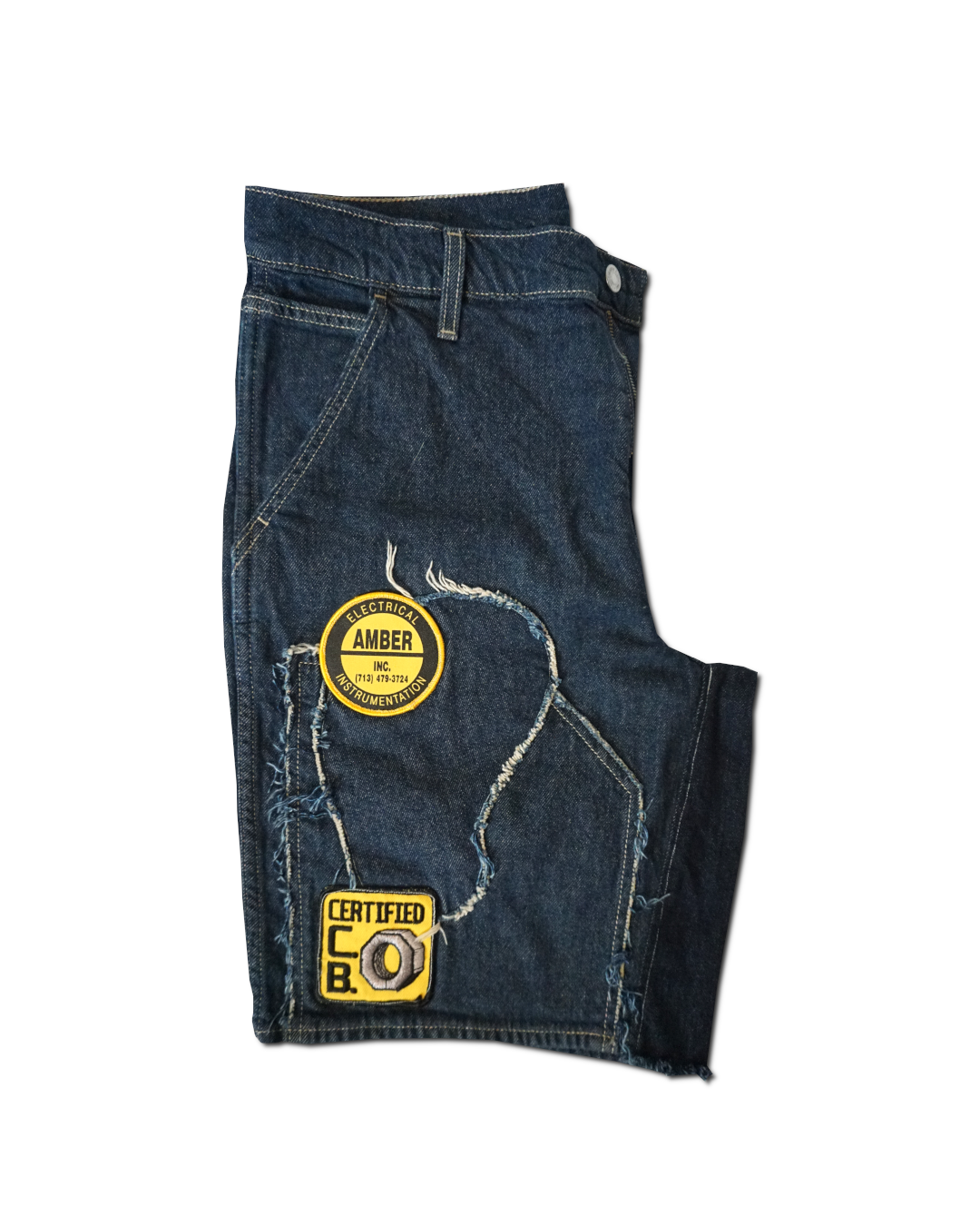 1OF1 Patch Work Utility Jean Short 022