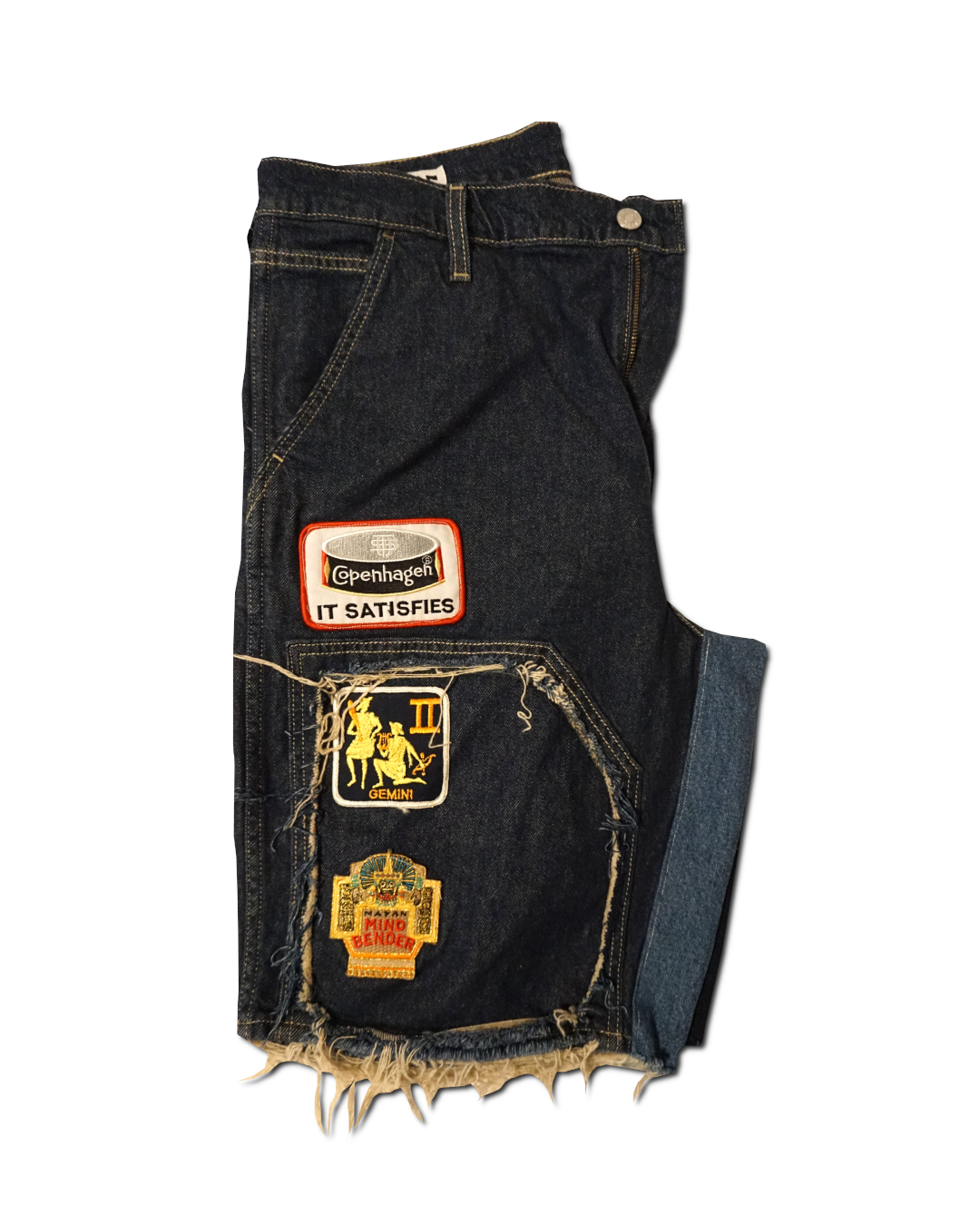 1OF1 Patch Work Utility Jean Short 021