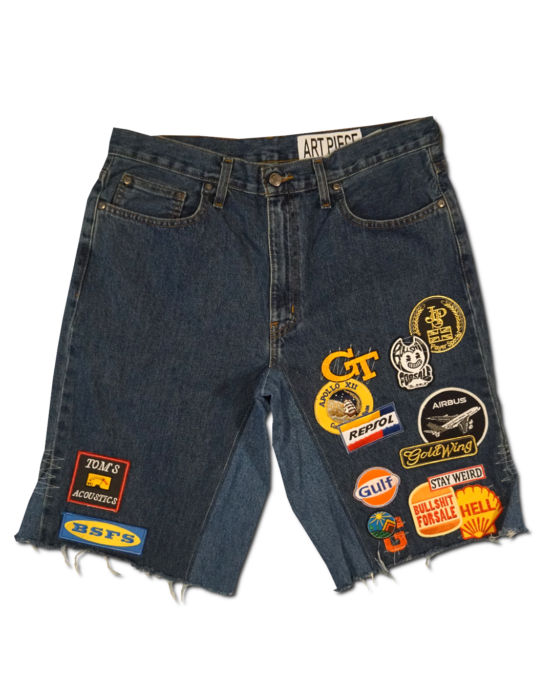 1OF1 Patch Work Jean Short 037