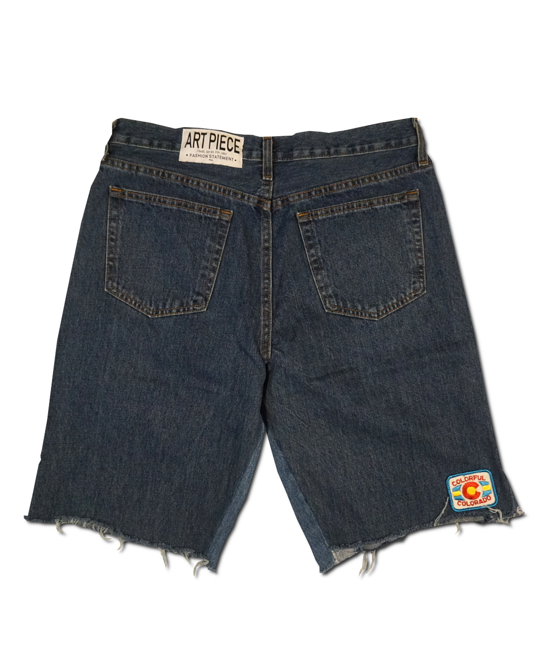1OF1 Patch Work Jean Short 037