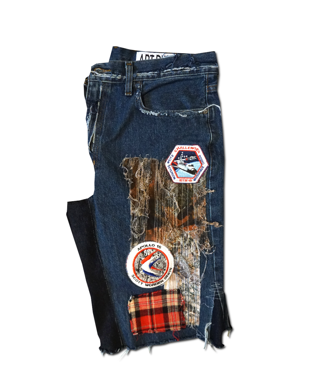 1OF1 Patch Work Jean Short 009