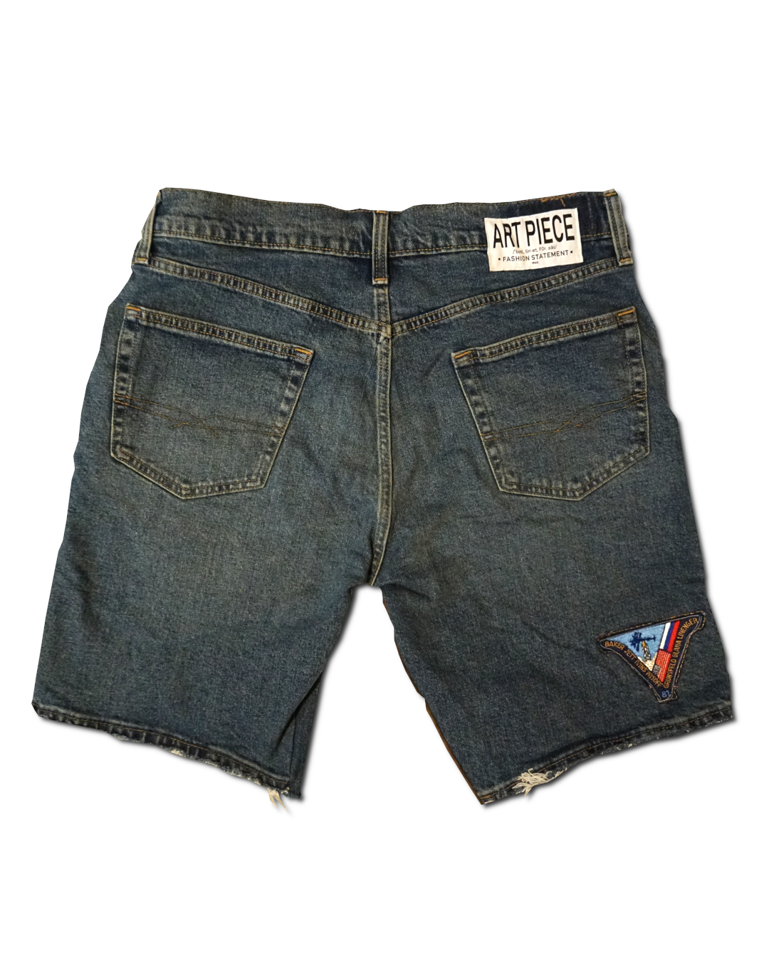 1OF1 Patch Work Classic Jean Short 019