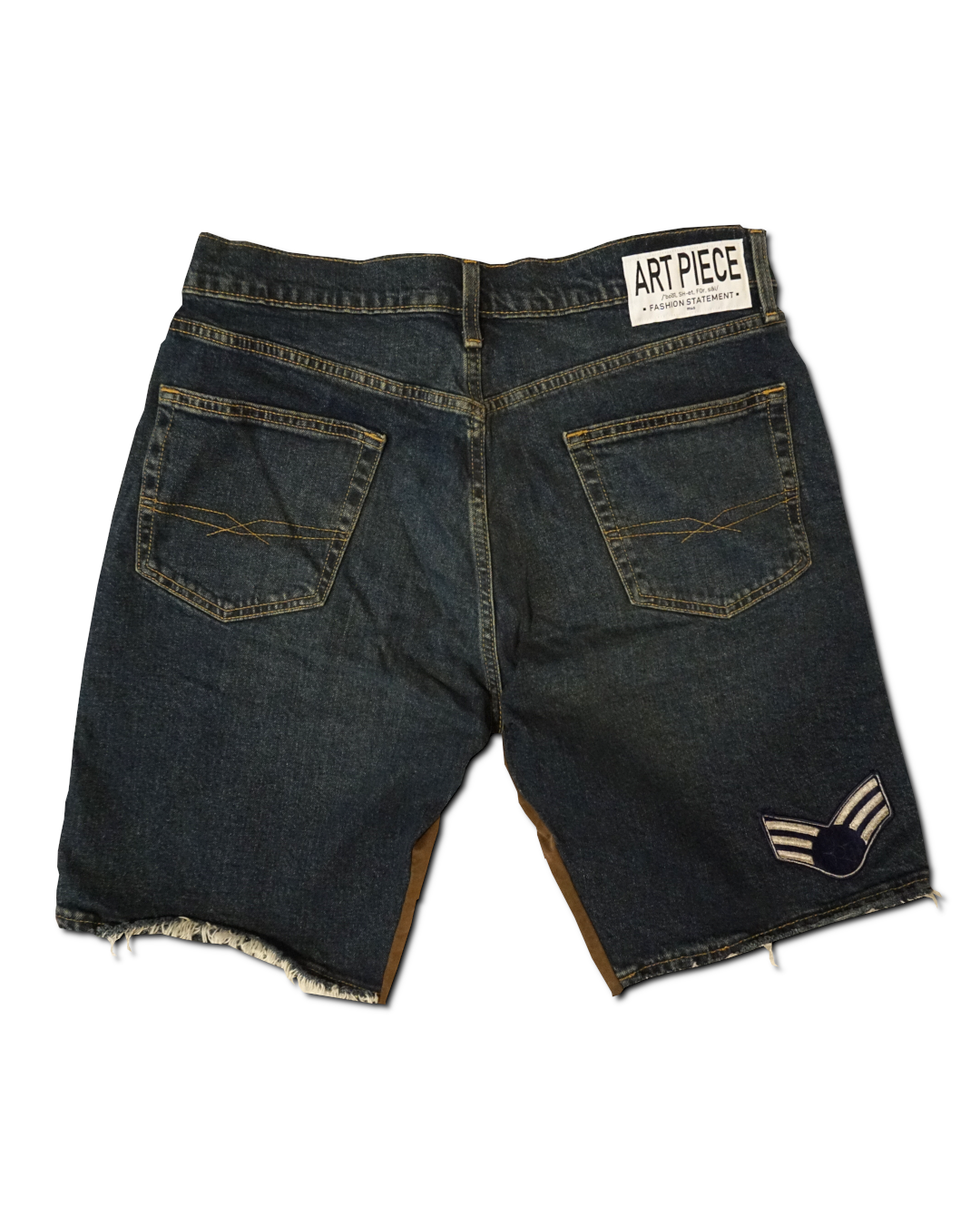 1OF1 Patch Work Classic Jean Short 013