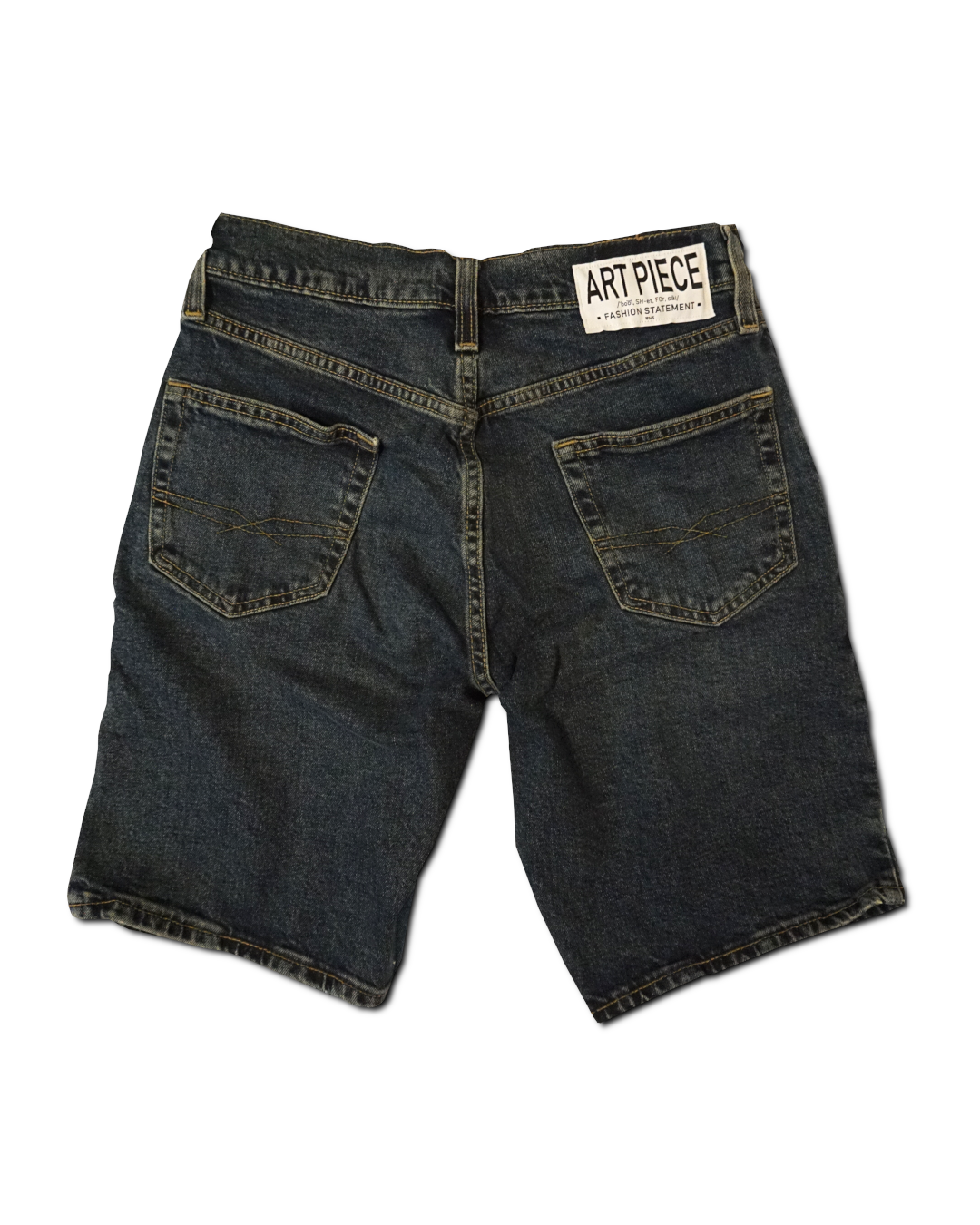 1OF1 Patch Work Classic Jean Short 017