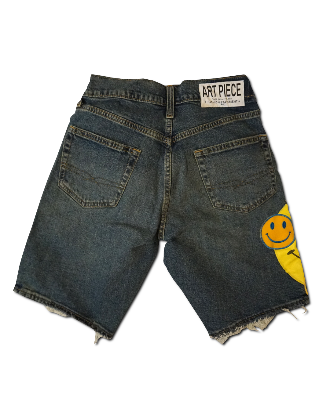 1OF1 Patch Work Classic Jean Short 015