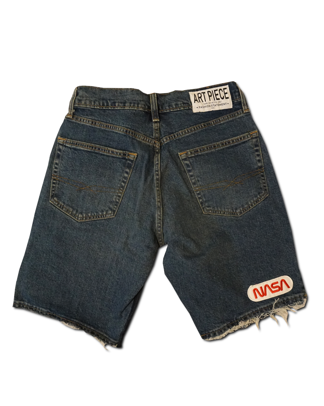 1OF1 Patch Work Classic Jean Short 018