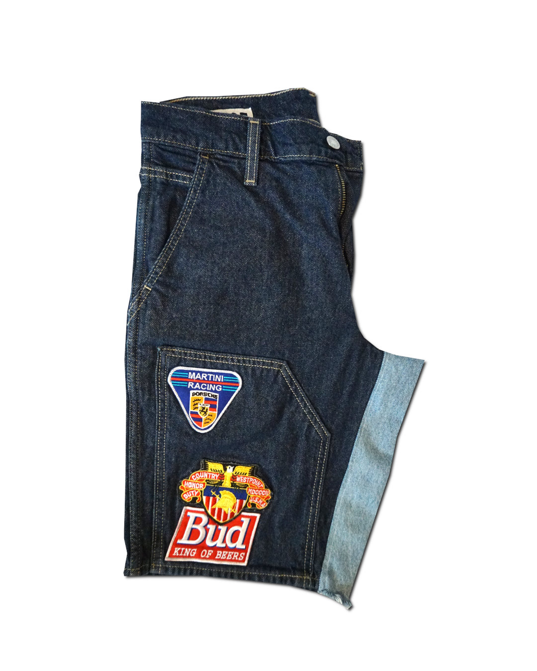 1OF1 Patch Work Utility Jean Short 027