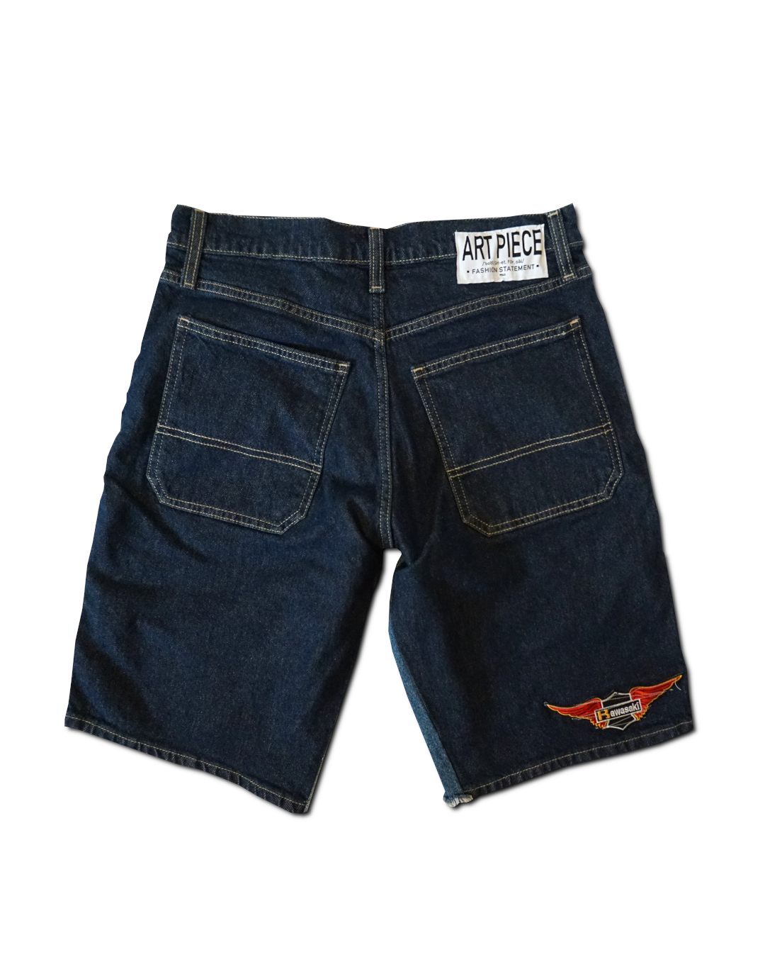 1OF1 Patch Work Utility Jean Short 026