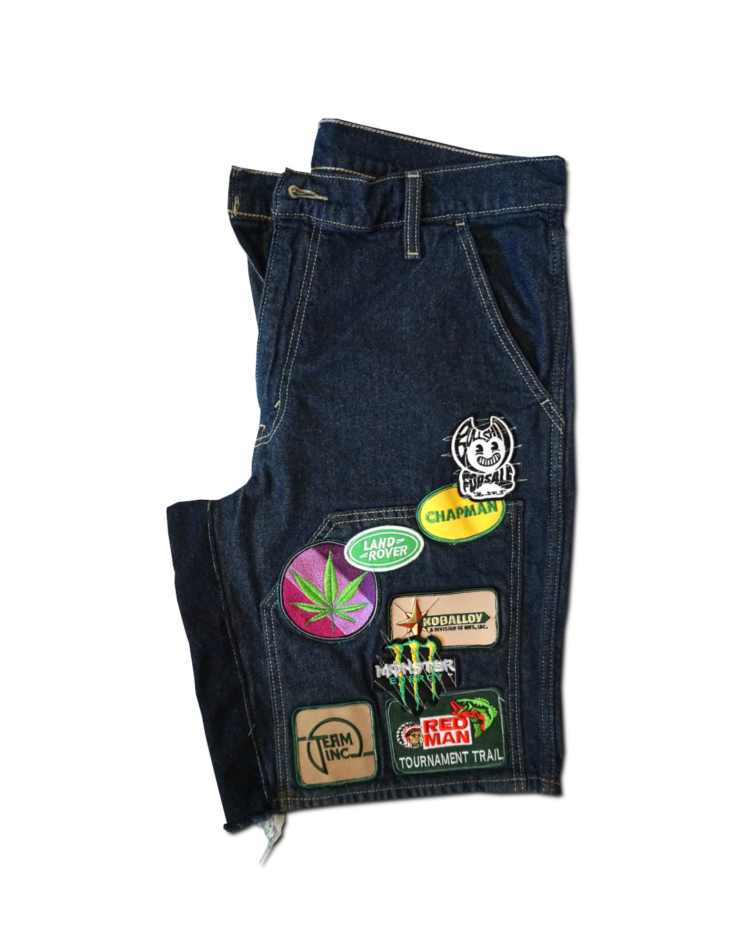 1OF1 Patch Work Utility Jean Short 025