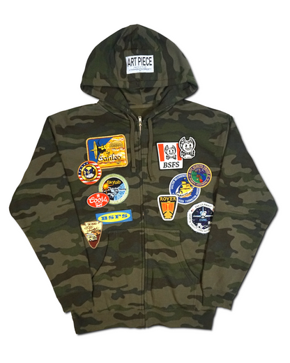 1OF1 Patch Work Camo Hoodie 002