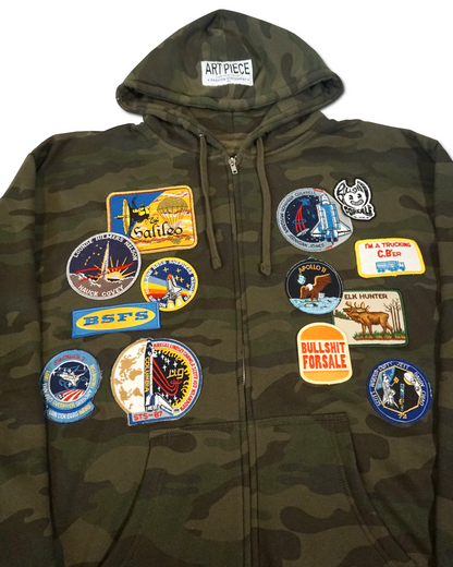 1OF1 Patch Work Camo Hoodie 004