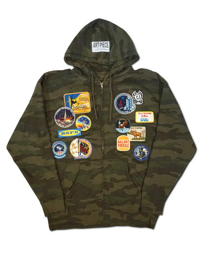 1OF1 Patch Work Camo Hoodie 004