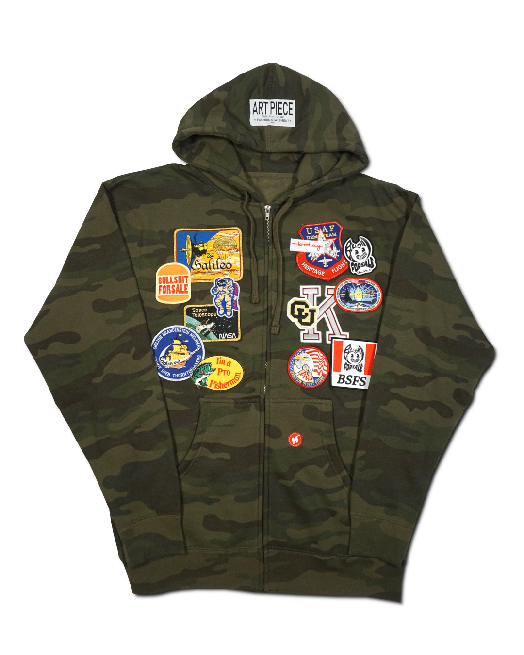 1OF1 Patch Work Camo Hoodie 007