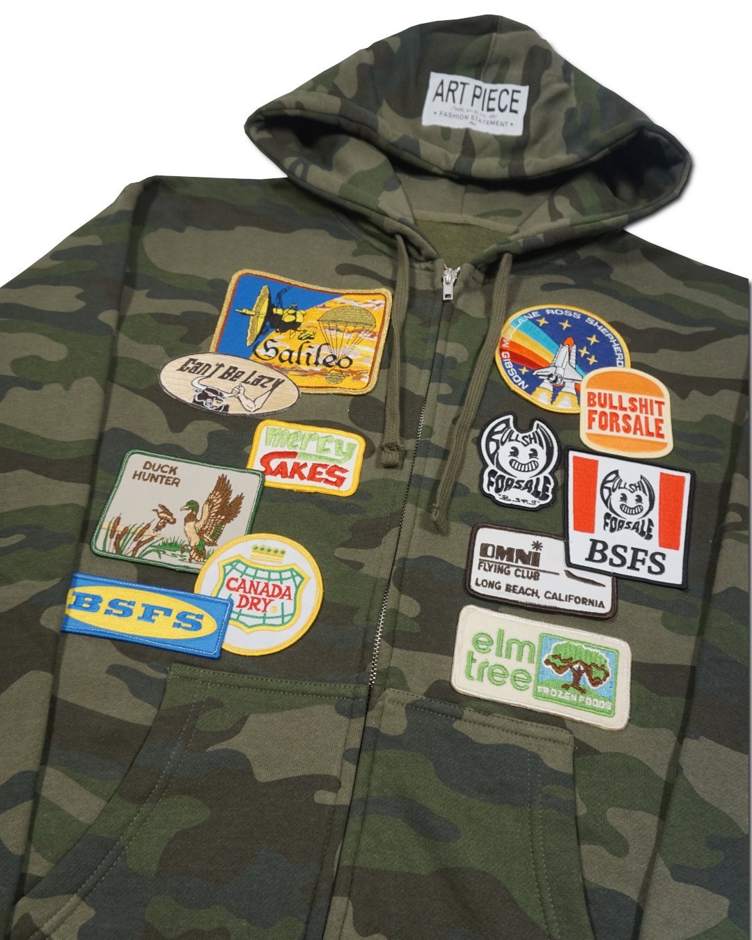 1OF1 Patch Work Camo Hoodie 006