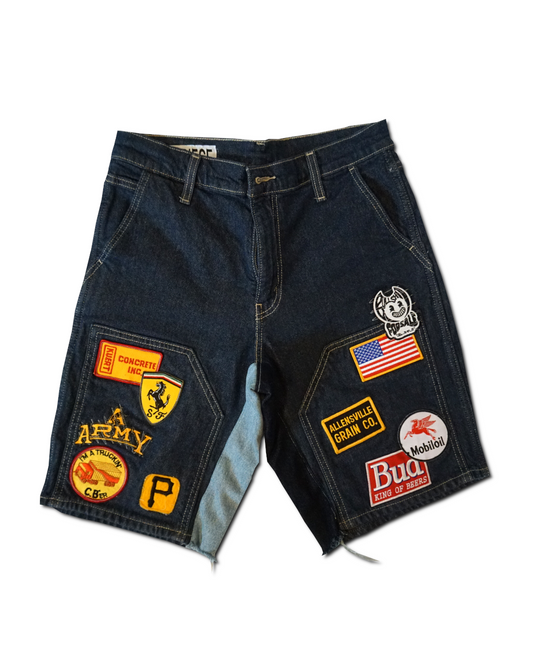 1OF1 Patch Work Utility Jean Short 023