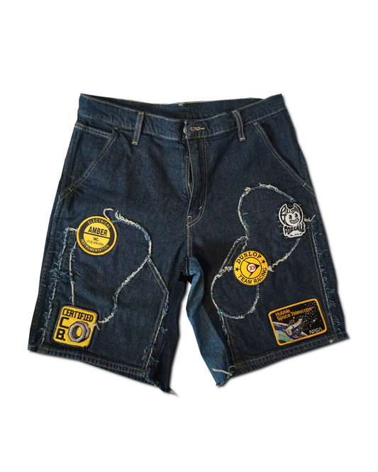 1OF1 Patch Work Utility Jean Short 022