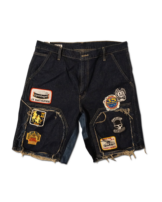 1OF1 Patch Work Utility Jean Short 021