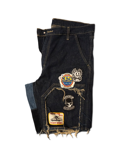 1OF1 Patch Work Utility Jean Short 021