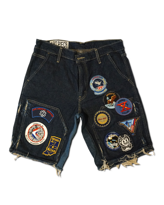 1OF1 Patch Work Utility Jean Short 020
