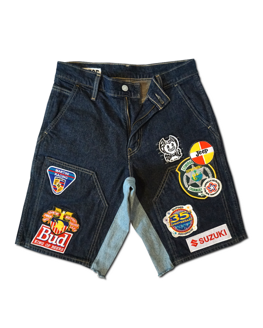 1OF1 Patch Work Utility Jean Short 027