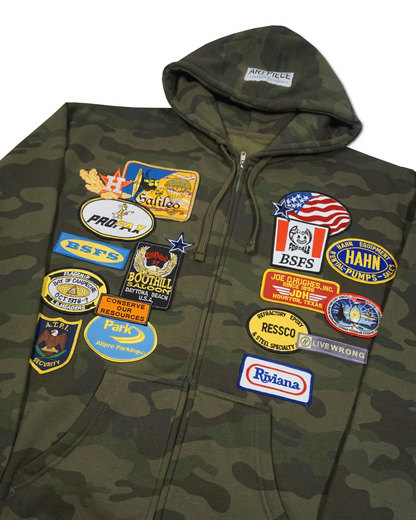 1OF1 Patch Work Camo Hoodie 008